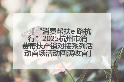 “消费帮扶e 路杭行”2025杭州市消费帮扶产销对接系列活动首场活动圆满收官