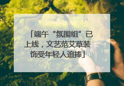 端午“氛围组”已上线，文艺范艾草装饰受年轻人追捧