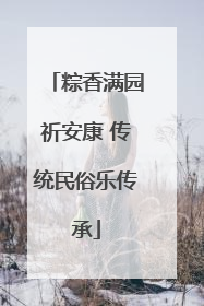 粽香满园祈安康 传统民俗乐传承