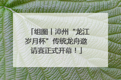 组图丨漳州“龙江岁月杯”传统龙舟邀请赛正式开幕！