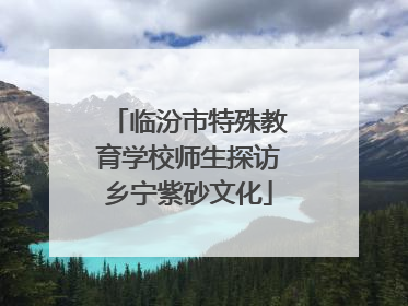 临汾市特殊教育学校师生探访乡宁紫砂文化