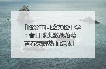 临汾市同盛实验中学：春日球类激战落幕 青春荣耀热血绽放
