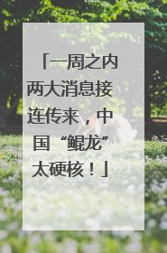 一周之内两大消息接连传来，中国“鲲龙”太硬核！