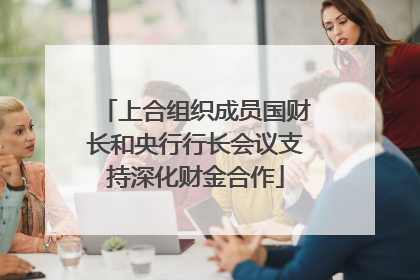 上合组织成员国财长和央行行长会议支持深化财金合作