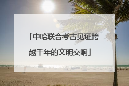 中哈联合考古见证跨越千年的文明交响