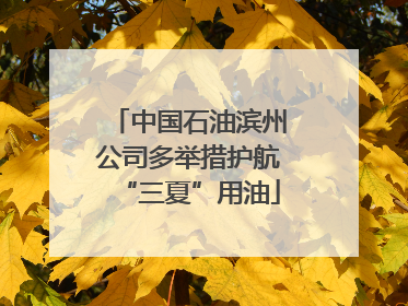 中国石油滨州公司多举措护航“三夏”用油