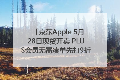 京东Apple 5月28日现货开卖 PLUS会员无需凑单先打9折再叠618优惠