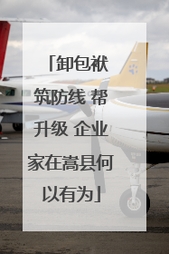 卸包袱 筑防线 帮升级 企业家在嵩县何以有为