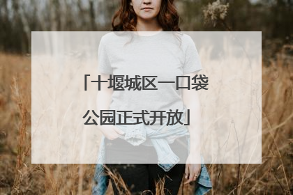 十堰城区一口袋公园正式开放