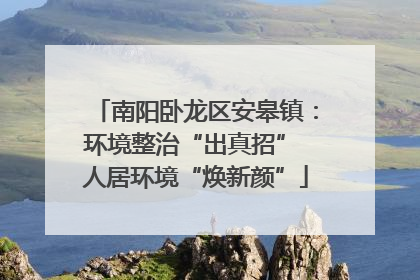 南阳卧龙区安皋镇：环境整治“出真招” 人居环境“焕新颜”