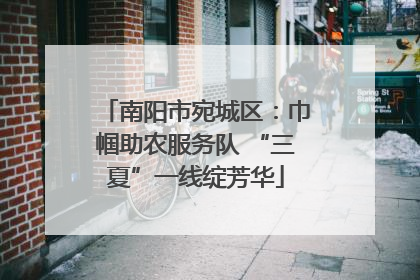 南阳市宛城区：巾帼助农服务队 “三夏”一线绽芳华