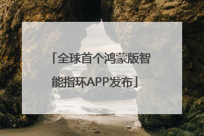 全球首个鸿蒙版智能指环APP发布