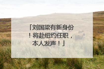 刘国梁有新身份！将赴纽约任职，本人发声！