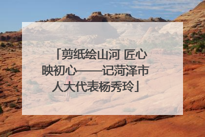 剪纸绘山河 匠心映初心——记菏泽市人大代表杨秀玲