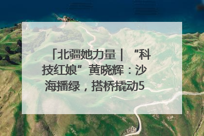 北疆她力量｜“科技红娘”黄晓辉：沙海播绿，搭桥撬动5.3亿研发
