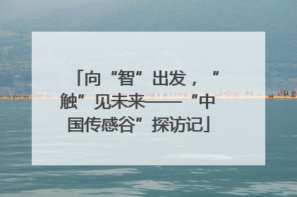 向“智”出发，“触”见未来——“中国传感谷”探访记