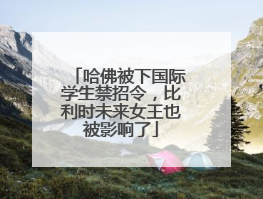 哈佛被下国际学生禁招令，比利时未来女王也被影响了