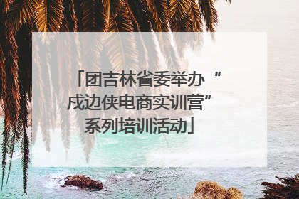 团吉林省委举办“戍边侠电商实训营”系列培训活动