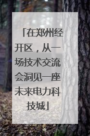 在郑州经开区，从一场技术交流会洞见一座未来电力科技城