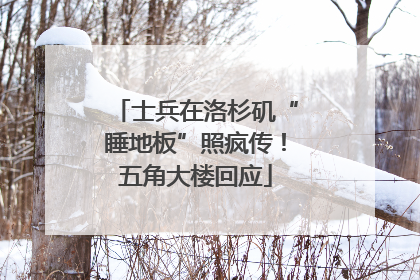 士兵在洛杉矶“睡地板”照疯传！五角大楼回应