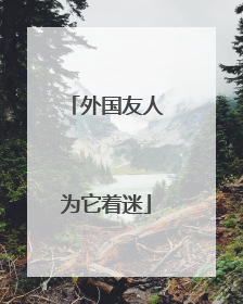 外国友人为它着迷