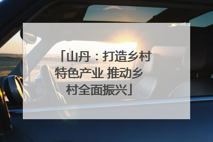 山丹：打造乡村特色产业 推动乡村全面振兴
