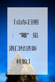山东日照：“瞰”见港口经济新样貌