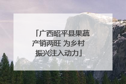 广西昭平县果蔬产销两旺 为乡村振兴注入动力