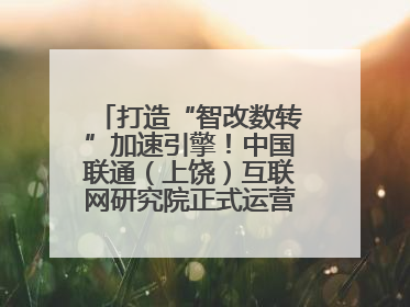 打造“智改数转”加速引擎！中国联通（上饶）互联网研究院正式运营（图）