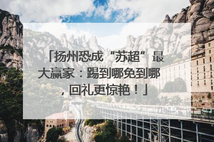 扬州恐成“苏超”最大赢家：踢到哪免到哪，回礼更惊艳！