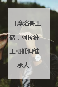 摩洛哥王储：阿拉维王朝低调继承人