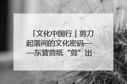 文化中国行｜剪刀起落间的文化密码——东营剪纸“剪”出非遗传承与现代生活的融合之道