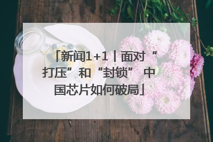 新闻1+1丨面对“打压”和“封锁” 中国芯片如何破局