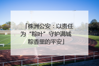 株洲公安：以责任为“粽叶”守护满城粽香里的平安