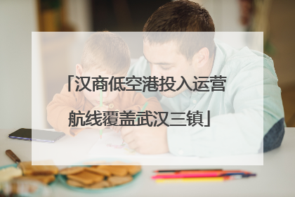 汉商低空港投入运营 航线覆盖武汉三镇
