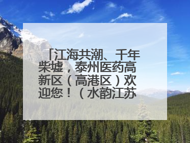 江海共潮、千年柴墟，泰州医药高新区（高港区）欢迎您！（水韵江苏“慢”游记）