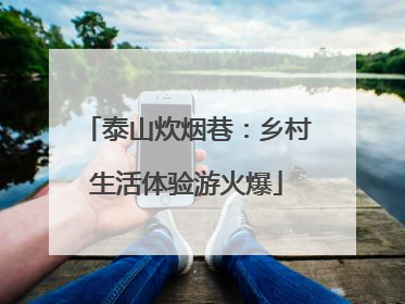 泰山炊烟巷：乡村生活体验游火爆