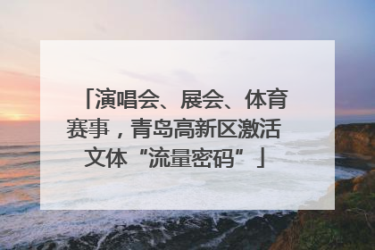 演唱会、展会、体育赛事，青岛高新区激活文体“流量密码”