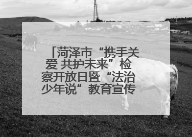 菏泽市“携手关爱 共护未来”检察开放日暨“法治少年说”教育宣传启动仪式举行