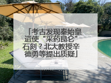 考古发现秦始皇遣使“采药昆仑”石刻？北大教授辛德勇等提出质疑