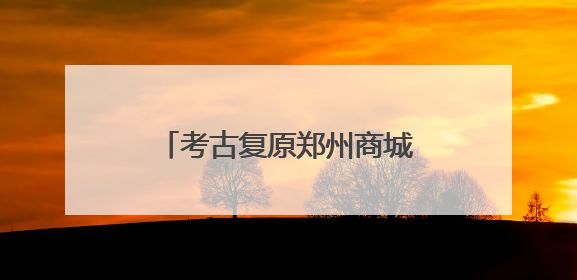考古复原郑州商城遗址的城市生命史