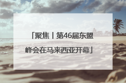 聚焦丨第46届东盟峰会在马来西亚开幕