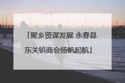 聚乡贤谋发展 永春县东关镇商会扬帆起航