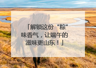 解锁这份“粽”味香气，让端午的滋味更山东！