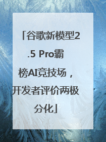 谷歌新模型2.5 Pro霸榜AI竞技场，开发者评价两极分化