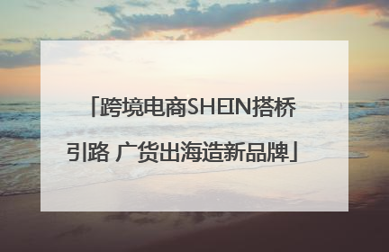 跨境电商SHEIN搭桥引路 广货出海造新品牌