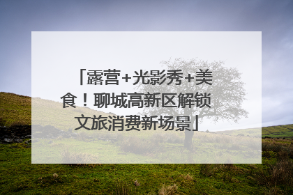 露营+光影秀+美食！聊城高新区解锁文旅消费新场景
