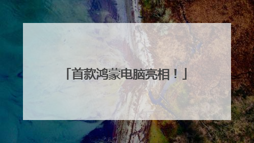 首款鸿蒙电脑亮相！