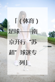 （体育）足球——南京开行“苏超”球迷专列