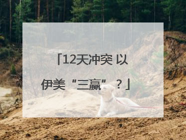 12天冲突 以伊美“三赢”？